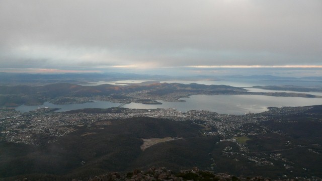 Hobart from Mount Wellington Hobart from Mount Wellington