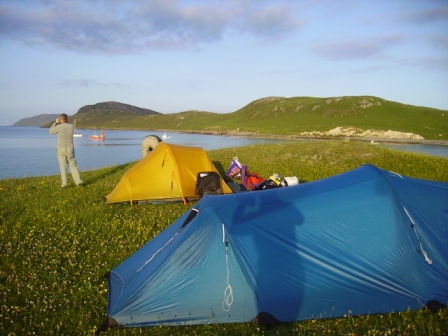 Camping at Eriskay