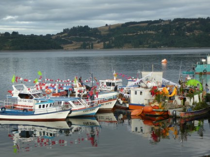 Decorated boats