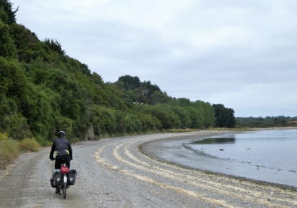 Road on a beach