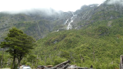 Mountain waterfalls