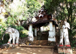 Cave entrance gate