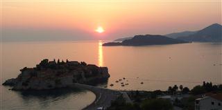 Sveti Stefan Sunset