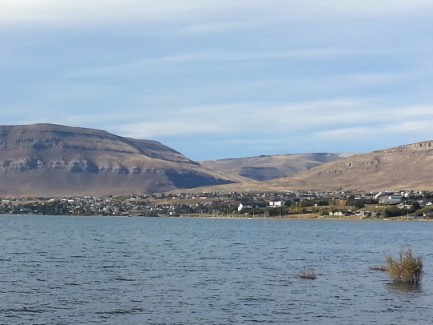 El Chalten from the lagoo