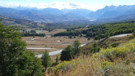 View down the hairpins