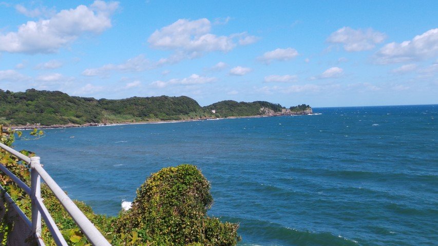 Coastal views leaving Karatsu