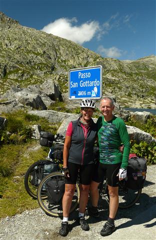 Karen and Steve Gotthard Pass