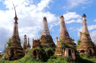 Ruined Stupas