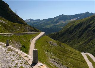 Old Road down Gotthard Pass