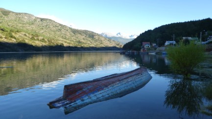 Dusk at Puerto Bertrand