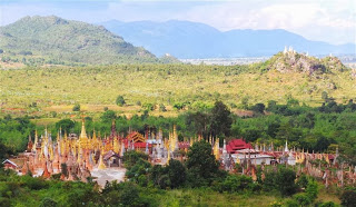 View from the hill over Shwe Inn Thein