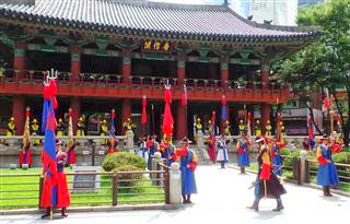 Palace Guards at the gatehouse