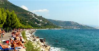 Sunbathing Trieste