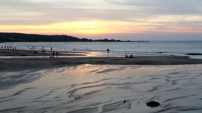 Sunset at Baija Beach