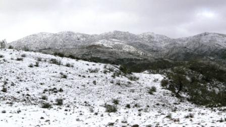 Snow on the Sierra de Filabres